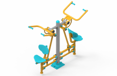 İkili Vucut Gelistirme Aleti KLF-11 | Dış Mekan Spor Aletleri | Erse Kent Mobilyaları